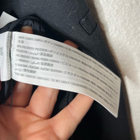 NEW Abercrombie & Fitch Black Sloane Low Rise Tailored Wide Leg Trouser Pants - Picture 8 of 11